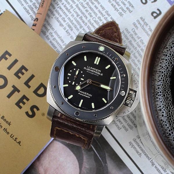 Panerai Submersible Straps Dark Oil Gunny Strap